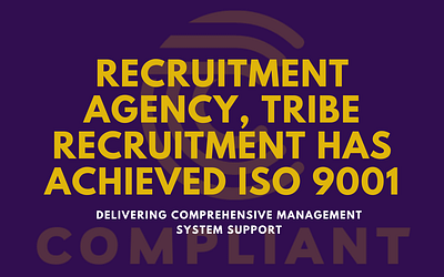 Recruitment agency, Tribe recruitment has achieved ISO 9001